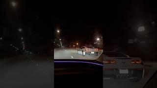 Tesla Model 3 Performance vs C7 Corvette 60 roll (Tesla SOC 50%) 