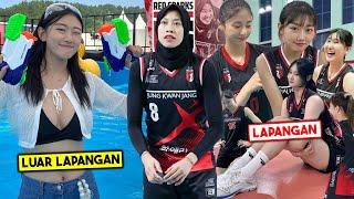 PESONA PEMAIN RED SPARK SAAT DILUAR LAPANGAN! 10 Pemain Voli Cantik Red Sparks Rekan Tim Megawati