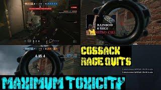 Maximum Toxicity - Cossack Rage Quits, LilPo TK's Uplift Cub While On The Roof, Then Tries To Kick