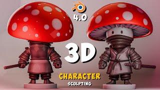 Master 3d Sculpting In Blender: A Step-by-step Character Creation Tutorial!