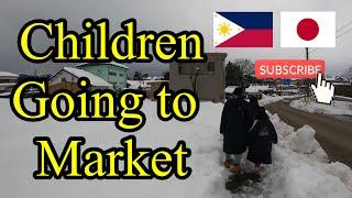 Filipino Single Father in Japan | Teaching Kids on how to buy foods | 日本のフィリピン人シングルファーザー