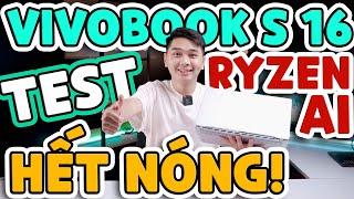 Test Asus Vivobook S 16 AMD - Mạnh như Laptop Gaming - Đã HẾT NÓNG!!! | LaptopWorld