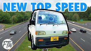 Japanese Kei Truck Highway Test (New Top Speed!)