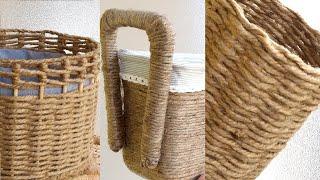 Jute Craft Ideas / Storage Basket Ideas