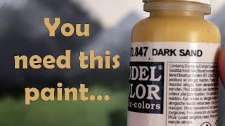 The Essential Paint for Warhammer Miniatures - Vallejo Dark Sand