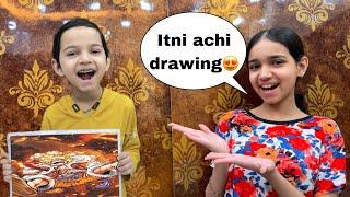 Haider Ne Banayi Bohut Achi Drawing|Market Se Lekar Aaye Bohut Saare Kapde |Family Vlogs