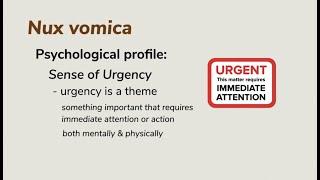 Materia Medica Series #8 Nux vomica