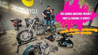 Our Honda Valkyrie Motorcycle Revival!  Part 2- Tear Down and Disassembly