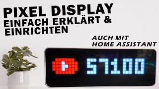 PIXEL DISPLAY - Einfach ein paar Daten im Wohnzimmer anzeigen - Ulanzi TC001