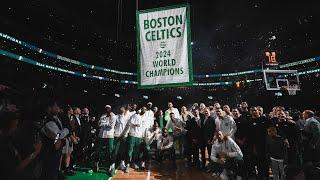 Boston Celtics 2024 Championship Ring and Banner Night ceremony | FULL ceremony