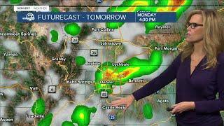 Strong metro storms expected again on Monday