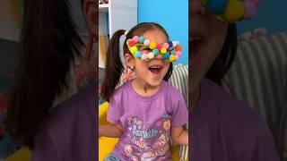 I MADE Pom-Pom GLASSES for My Kid — She’s OBSESSED!  #shorts #kidsvideo