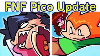 FNF Pico Update - Results Animations & Mix Songs (FNF Update: Playable) (BF/GF) Friday Night Funkin'