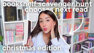 scavenger hunt picks my next read *christmas edition* spoiler free reading vlog