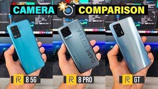 Realme 8 Vs Realme 8 Pro Vs Realme GT | Camera Comparison 