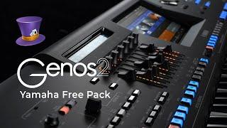 Genos 2  Yamaha Free Pack  description of installation of several Packs in the keyboard