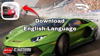 How To Download Racing Master English Language ( Version Japan ) , IOS