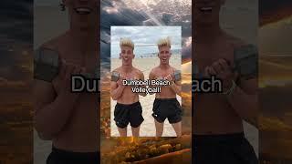 Dumbbell Beach Volleyball! Voros Twins Tiktok!