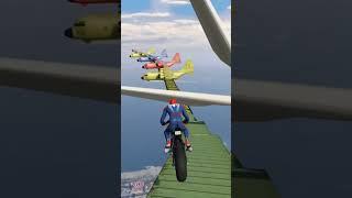 GTA V Dangerous Stunt On Mount Chiliad Episode 34 #Shorts