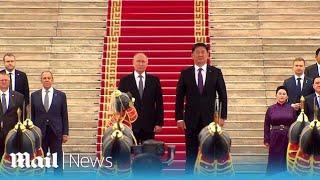 Putin arrives for talks with Mongolian leader Ukhnaa Khurelsukh