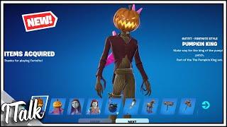 *NEW* PUMPKIN KING & SALLY SKINS + *NEW* EMOTE! Early Fortnite Item Shop Update (Fortnite Chapter 5)