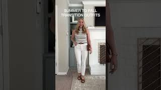 Summer to Fall Transition Outfits 