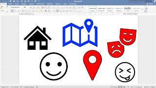 How To Insert Icons In Word 2019