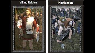 Medieval II: Total War 1vs1: Viking Raiders vs Highlanders