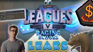 Leagues 5 Leaks - Raging echoes new information, changes & spoilers