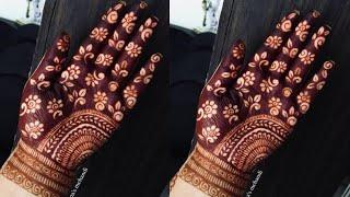 Easy 3D Style Floral Henna Design | Simple Bridal Mehndi Design | Bhrwa Mehndi | सुंदर मेहंदी डिजाइन