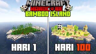 100 Hari di Minecraft Hardcore Bamboo Island