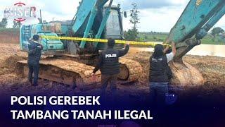 Polisi Gerebek Tambang Tanah Merah Ilegal di Subang, Jawa Barat | BUSER