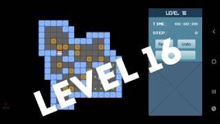 Classic Sokoban Level 16 | without UNDO | Solution 1 - 90