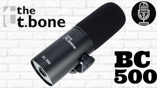 t.bone BC 500 - Dynamic Broadcast Microphone - Test / Review - The Cheapest Shure SM7B Clone
