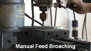 Rotary Broaching on a Bridgeport