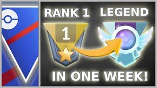 The FASTEST I've EVER reached LEGEND RANK! | Great League | Pokémon GO Battle League PvP