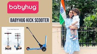 Best Kick Scooter For Kids | Best 3 Wheel Kids Scooter | Babyhug Celerity Kids Kick Scooter Review