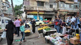 حلب, جولة مشي في شارع النيال | سوريا ٢٠٢٤