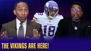 Cris Carter trolls Stephen A about the Vikings