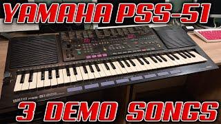 Yamaha PSS 51 3 demo songs