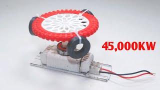 Light Bulb 45000KW 220V Transformer Electricity Top08 Free Energy Generator Project