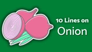 Onion - 10 Lines on Onion | TeachMeYT