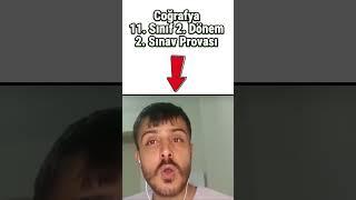 11. Sınıf Coğrafya 2. Dönem 2. Sınav Provası