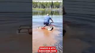 Honda ATV 300 Fourtrax Snorkel Fail DROWNED IN DEEP WATER #atv #honda300 #atvfails