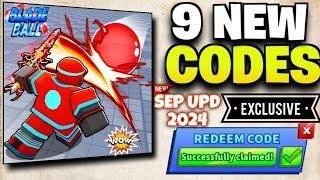 SEPTEMBER UPDATE BLADE BALL CODES 2024 | 100% WORKING CODES | ROBLOX BLADE BALL REDEEM CODES