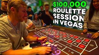 $100,000 ROULETTE SESSION AT THE RED ROCK CASINO IN VEGAS!