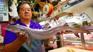 Japanese Street Food GUMMY SHARK Sashimi Seafood Japan