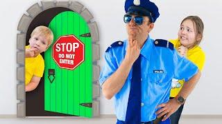 Amelia, Avelina and the Police officer are trying to find little Arthur