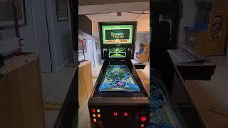 A #home built# #pinball machine#  집에서 직접만든 핀볼 머신