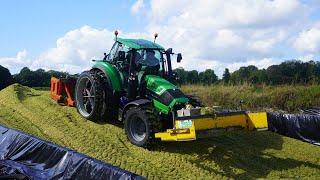 Mais 2024 | Krone BigX 680 + Deutz-Fahr | Olminkhof Neede | Mais silage | Kuilwerk | Maishakselen